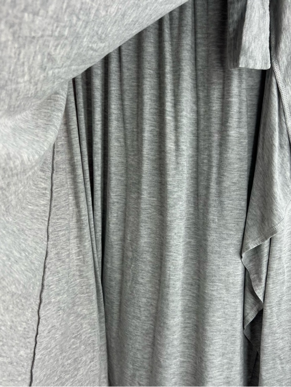 Lole skirt ribbon tie up grey Light Gray long flowy Skirt with Tie up bow - Picture 6 of 13